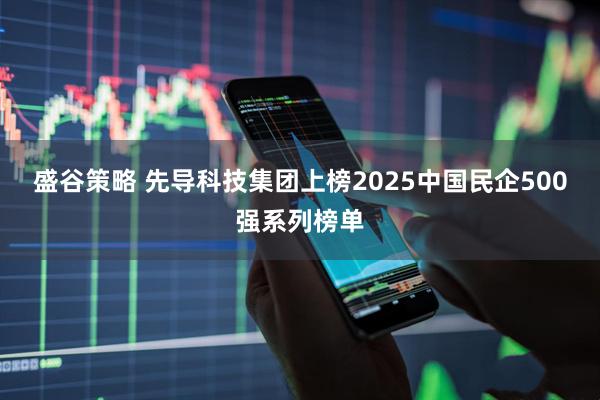 盛谷策略 先导科技集团上榜2025中国民企500强系列榜单