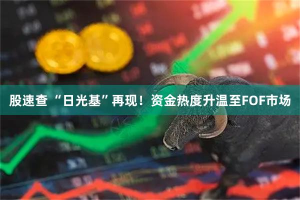 股速查 “日光基”再现！资金热度升温至FOF市场